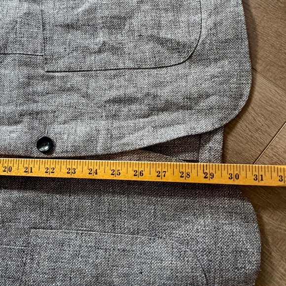 Suitsupply Solbiati 100% Linen Jacket Havana HL INT Unstructured Men 43R Gray - Picture 13 of 16